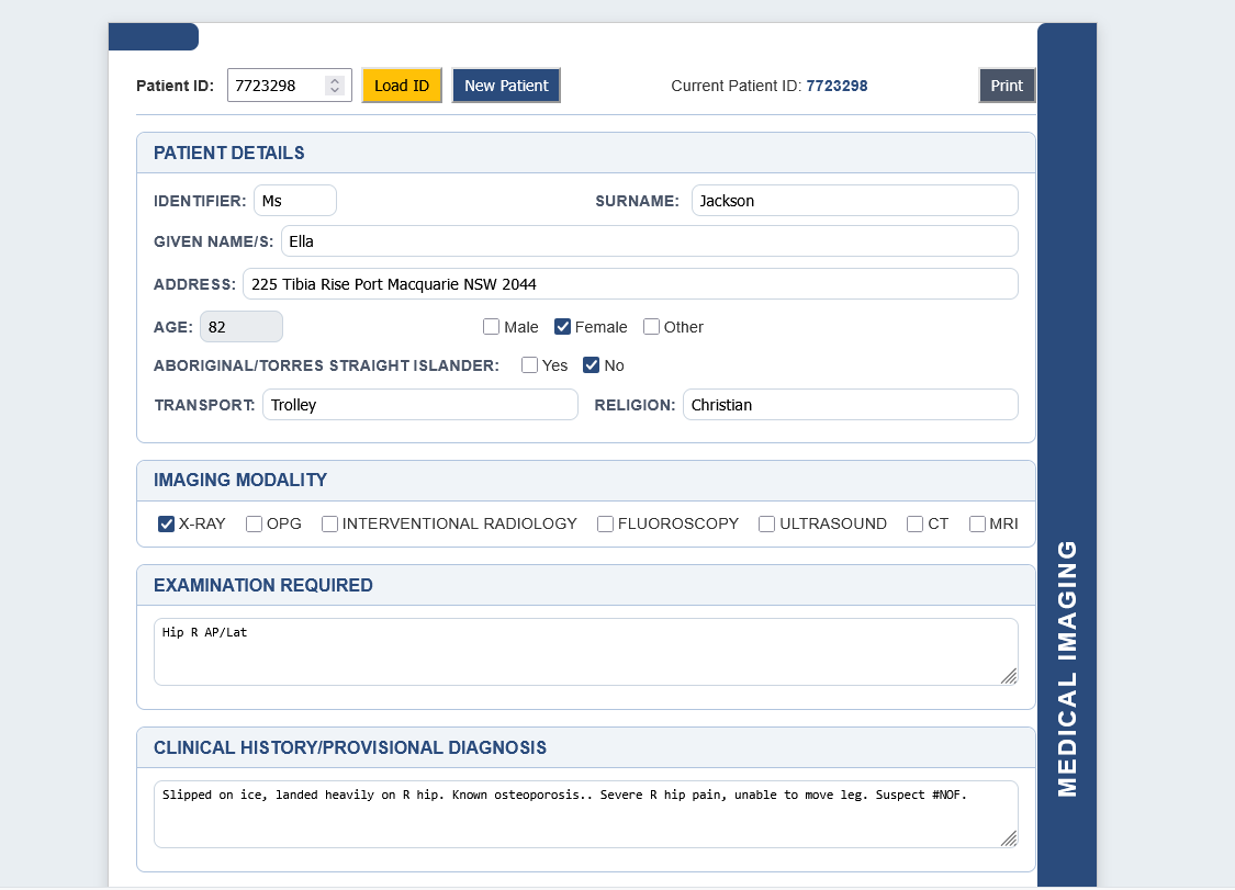 Preview of Patient referral generator