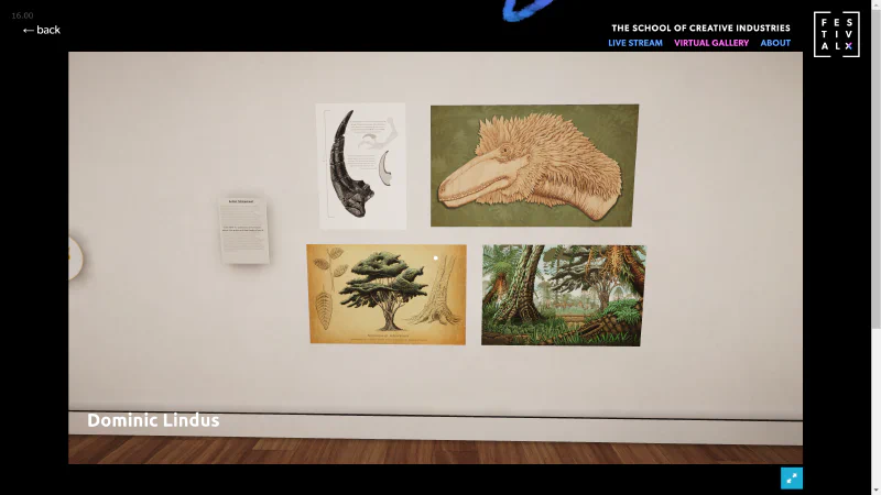 Festival X Natural History Illustration Gallery 4 - Dominic Lindus 2020