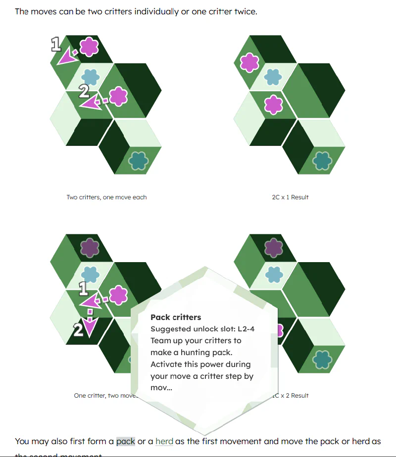 Rule reminder pop ups