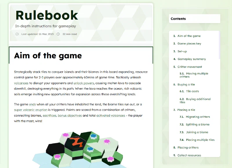 Interactive Rulebook